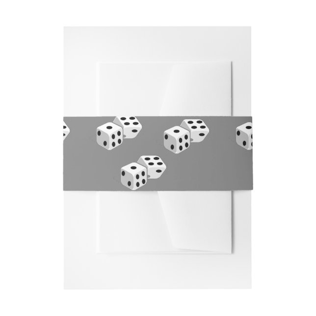 Diäten auf grauem Muster Einladungsbanderole (Vorderseite Beispiel)