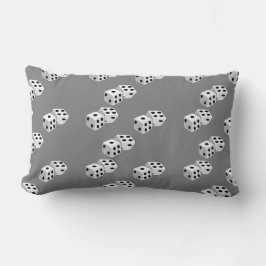 Diäten auf grauem Muster Lendenkissen