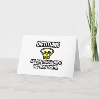 Diäten... Regelmäßige Leute, nur klüger Karte