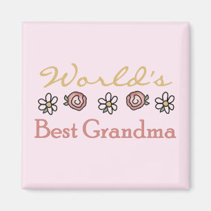 Diäten und Rose Weltbestes Grandma Magnet