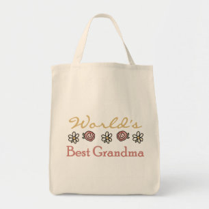 Diäten und Rose Weltbestes Grandma Tragetasche