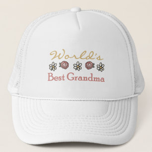 Diäten und Rose Weltbestes Grandma Truckerkappe