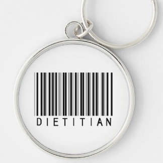 Diätetiker-Bar-Code Schlüsselanhänger