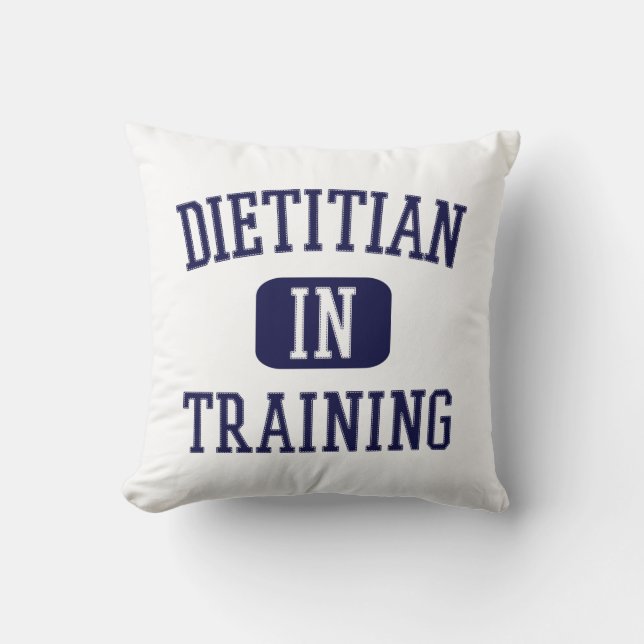 Diätin in Ausbildung | Future Dietitian Gift Kissen (Vorderseite)