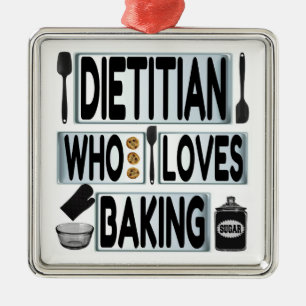 Diätische Lieben Backen Ornament Aus Metall