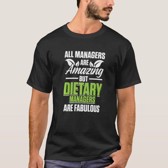 Diätmanager Cdm Diätverwaltung T-Shirt (Vorderseite)