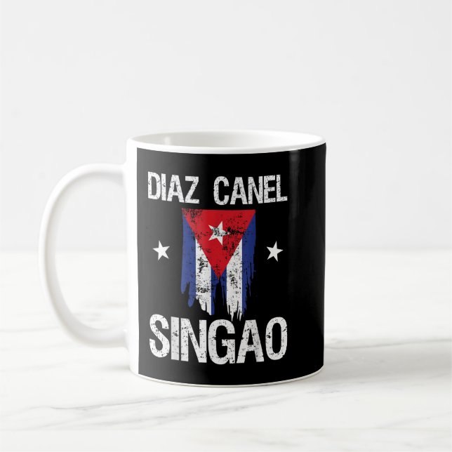 Diaz Canel Singao Cuba Kaffeetasse (Links)