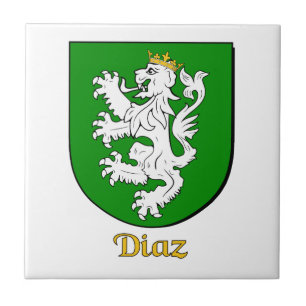 Diaz-Familienschild Fliese