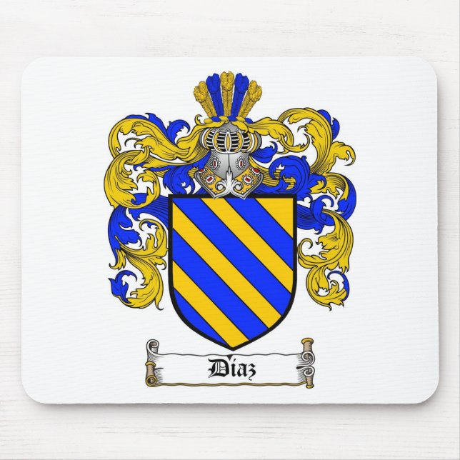 DIAZ-FAMILIENWAPPEN - DIAZ-WAPPEN MOUSEPAD (Vorne)