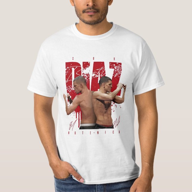 " Diaz Nate Stockton Nick Diaz Jiu Jitsu Diaz bro T-Shirt (Vorderseite)