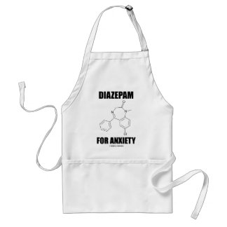 Diazepam für Angst (helles chemisches Molekül) Schürze