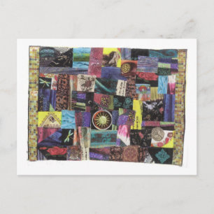 Dibble_Artworks_043_Crazed_Quilt_2 Postkarte