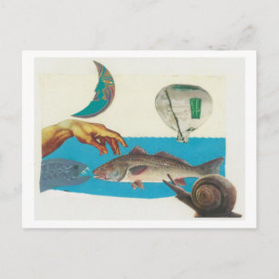 Dibble_Artworks_118_Red_Fish Postkarte