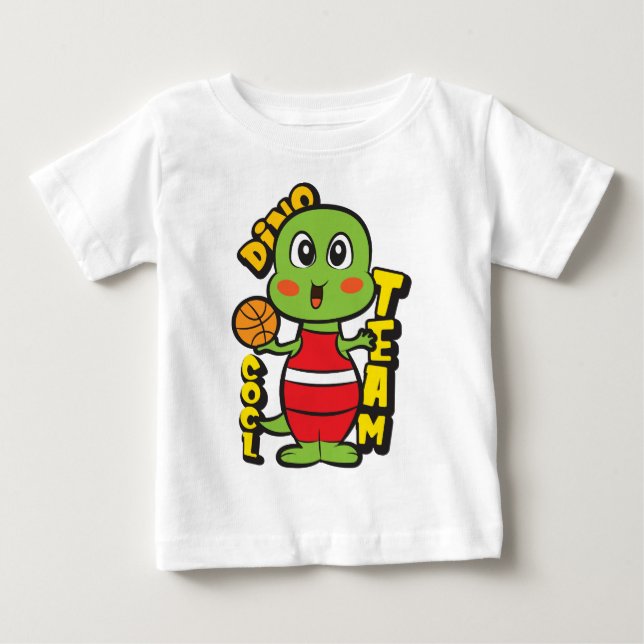 Dibo Basketball Baby T-shirt (Vorderseite)