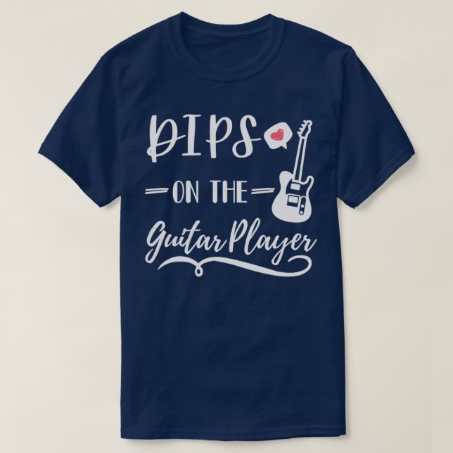 Dibs auf dem Gitarrenspieler T-Shirt (Design vorne)