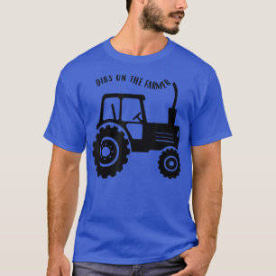 Dibs auf der Bauer Western Farm Girl Country Farm T-Shirt