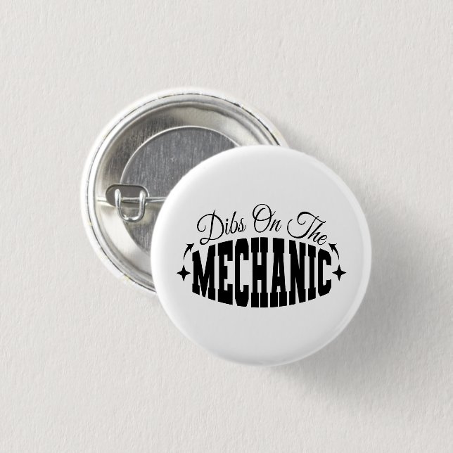 Dibs auf der Ehefrau des Mechanischen Sonnenmechan Button (Vorne & Hinten)