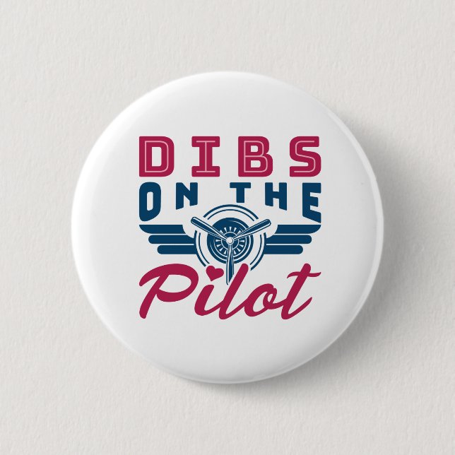 Dibs auf der Ehefrau des Piloten Airman Button (Vorderseite)