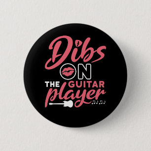Dibs auf der Gitarre Button