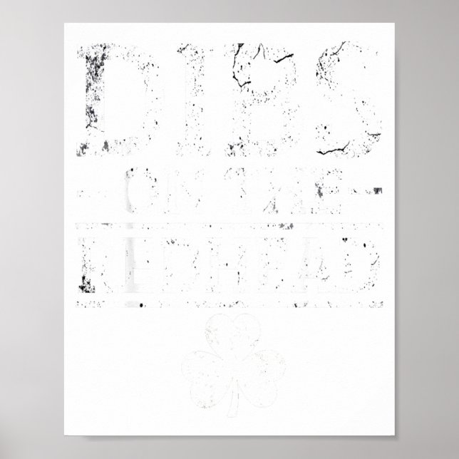Dibs auf die Rothaarige St Patricks Day Männer Fra Poster (Vorne)