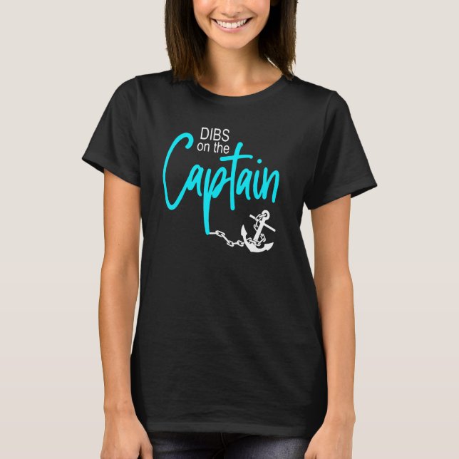 Dibs on Captain Fire Captain Ehefrau Girlfriend S T-Shirt (Vorderseite)