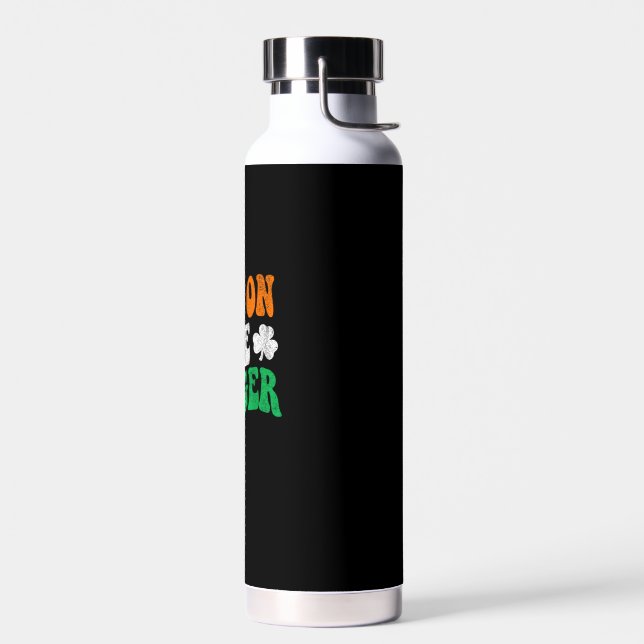 Dibs on Ginger Retro Irish Flag Funny St Patri Trinkflasche (Links)