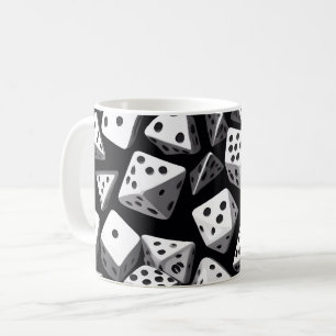 Dice Delight: Eine geometrische Kaskade Kaffeetasse
