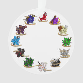 Dice-Designs für Dungeons und Dragons Ornament