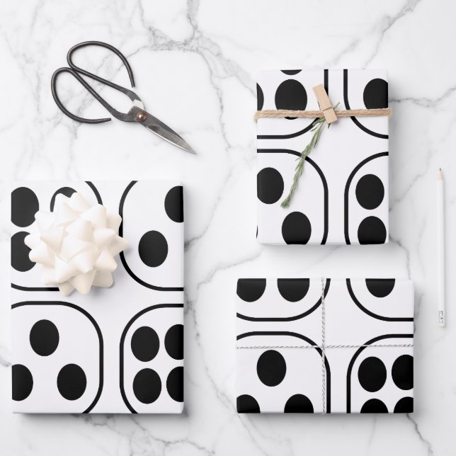 Dice Roll Birthday Party Geschenkpapier Set (Vorderseite)