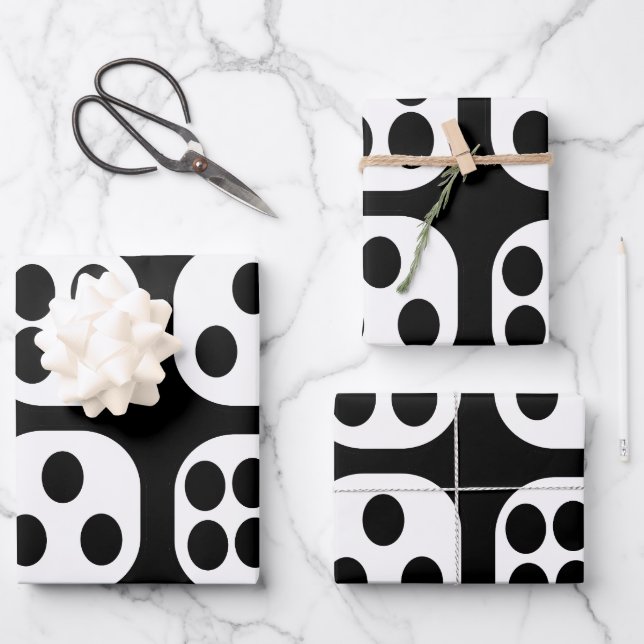 Dice Roll Birthday Party Geschenkpapier Set (Vorderseite)