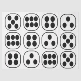 Dice Roll Birthday Party Seidenpapier