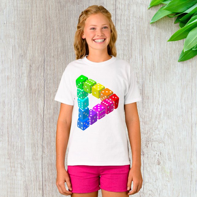 Dice Triangle Girls T - Shirt (Von Creator hochgeladen)