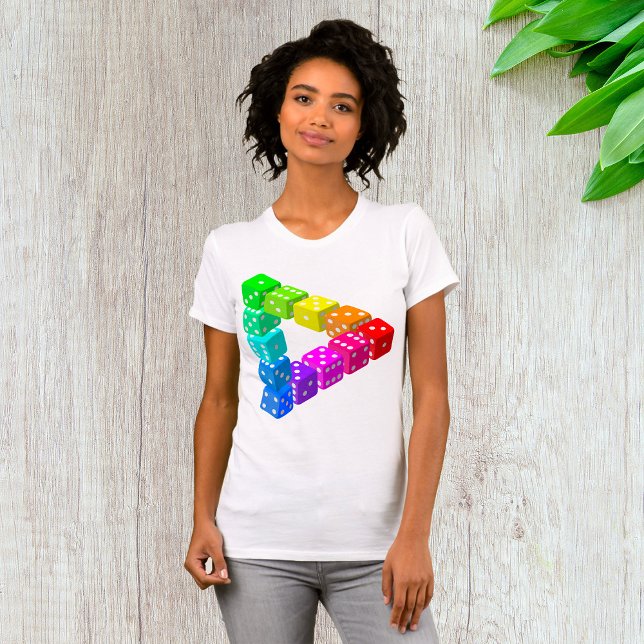 Dice Triangle Womens T - Shirt (Von Creator hochgeladen)