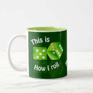 DICES individuelle Name Gambler-Tasse Zweifarbige Tasse