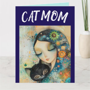 DICH ALS 'KATZENMUTTER' IM SINN (MÄDCHEN & KATZE G KARTE