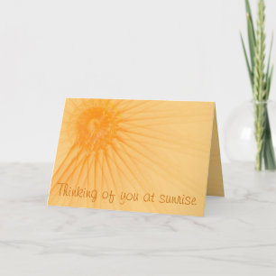 Dich Denkend Orange Abstrakt Sonnenlicht Vorlage