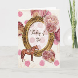 Dich denkend, Pferd Karte