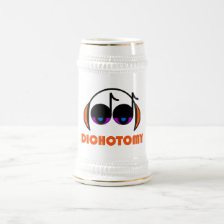 Dichotomie-Bier Stein Bierglas