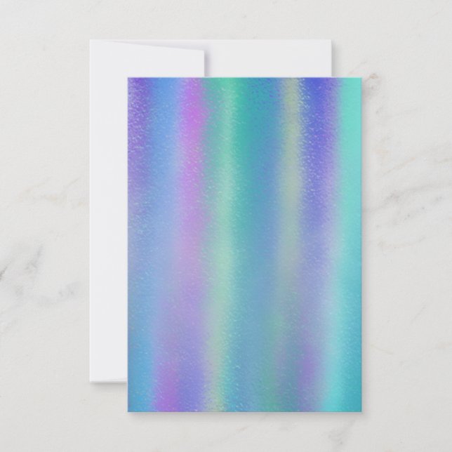 Dichroic Glass Rainbow Colors Art Karte (Vorderseite)