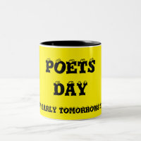 Dichter Day Coffee Tasse von Janz