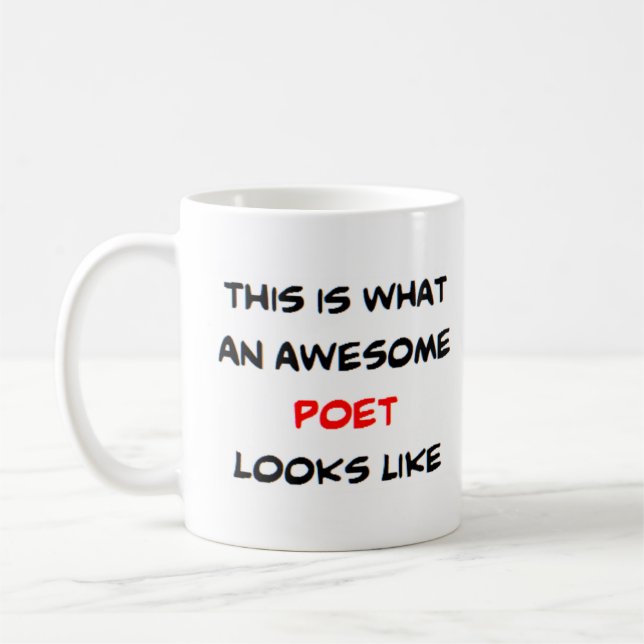Dichter, phantastisch kaffeetasse (Links)
