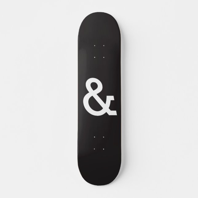 Dichter und Diebe "der Namen-" Schwarzes Skateboard (Vorne)