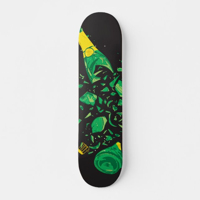 Dichter und Diebe "die Flasche " Skateboard (Vorne)