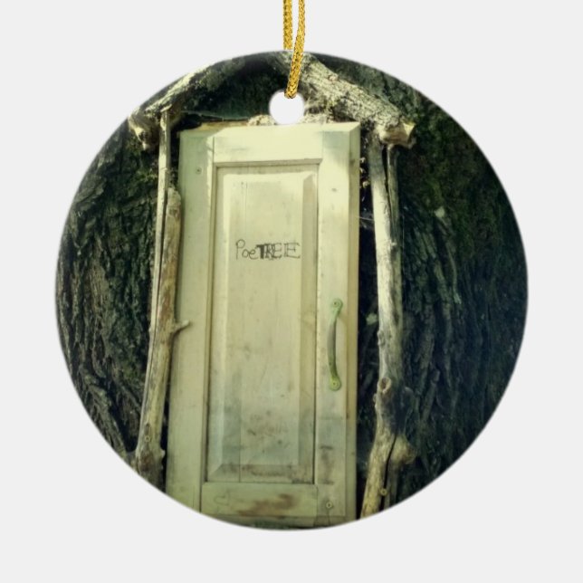 Dichterbaum Keramik Ornament (Vorne)