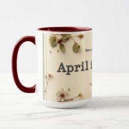 Dichtkunst in Blüten Moderne Botanische Poesie Tasse