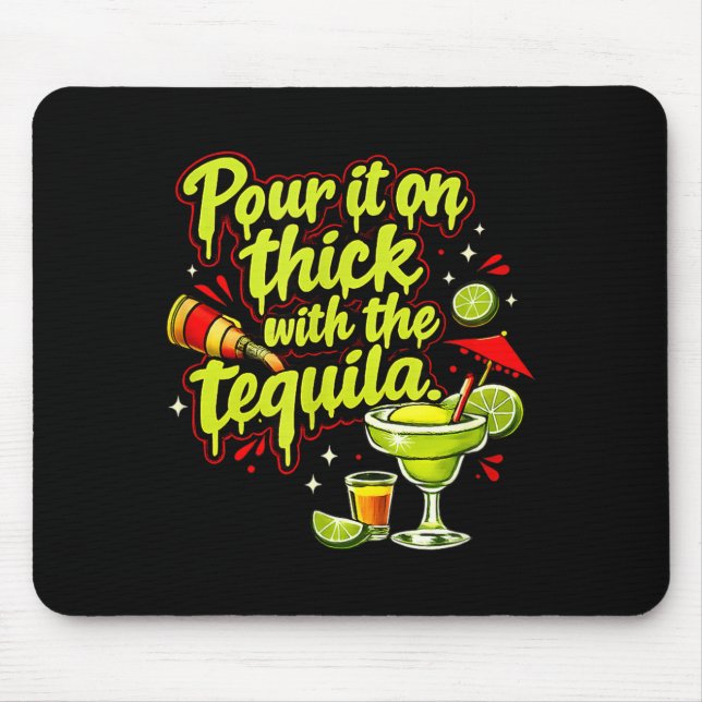 Dick auftragen mit der Party-Crew  Mousepad (Vorne)