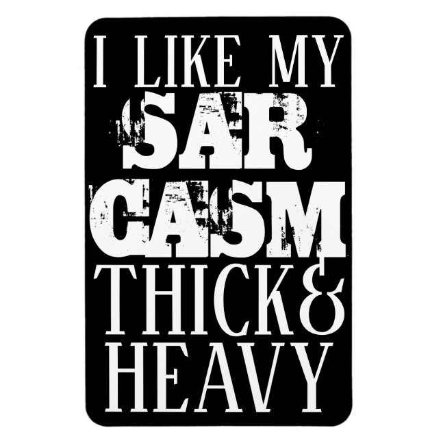 Dick & Heavy Sarcasm Magnet (Vertikal)