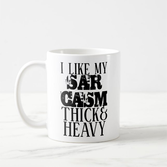 Dick & Heavy Sarcasm Tasse (Links)
