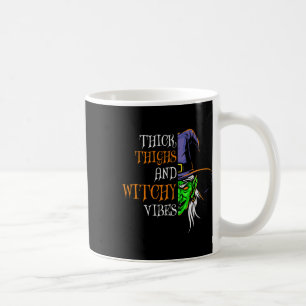 dick Oberschenkel und witzige Vibes Retro Simplist Kaffeetasse