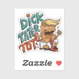 Dick-Tater-Tot-Aufkleber (einzeln) Aufkleber